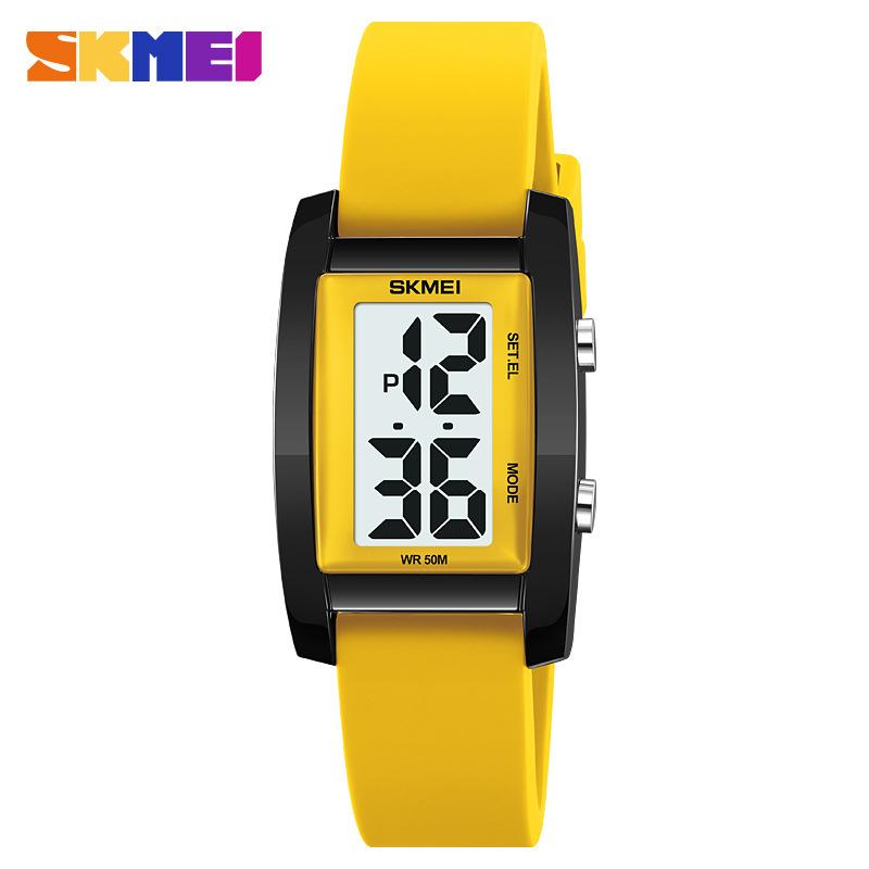 Moment Beauty Fashion Электронные часы Квадратные спортивные часы для студентов, для отдыха, простые водонепроницаемые светящиеся часы