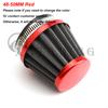 Motorcycle 35mm 38mm 42mm 45mm 48mm Mushroom Head Air Filter Cleaner Intake Pipe Modified Scooter Pit Dirt Bike ATV Universal
