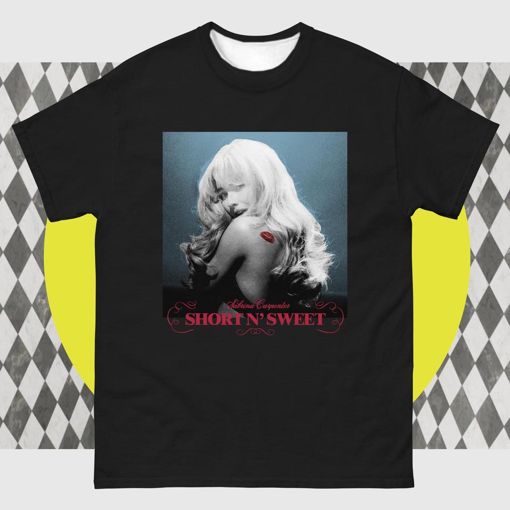 SABRINA CARPENTER T-shirt 2025 Summer Hot Sale Women's T-shirt Casual Oversized Quick Dry Tee Hip Hop Women's Clothing Ganster