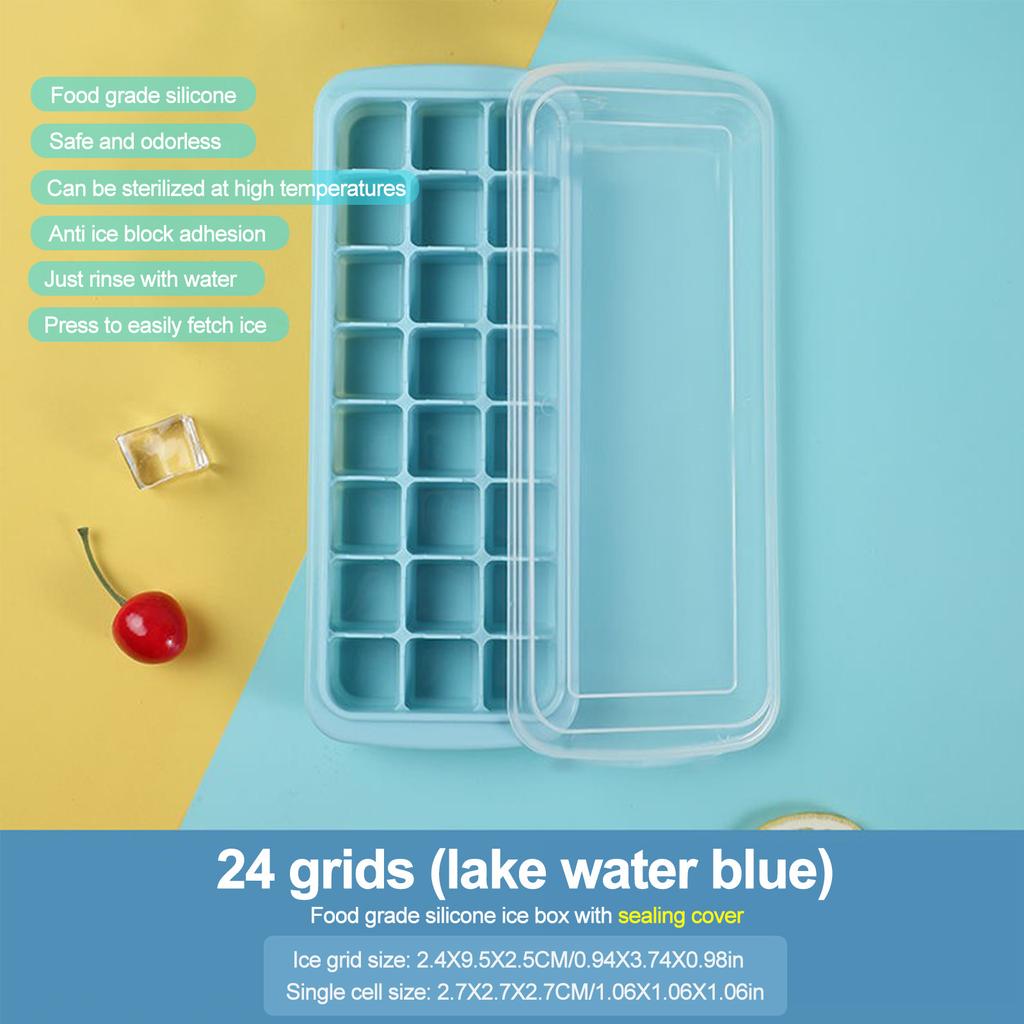 Silicone Ice Tray Silicone Ice Cubes Tray For Refrigerator Jelly Cubes Mold Tray Display Tray