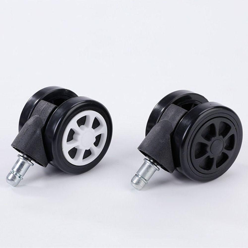 Quiet 360 Degree Swivel Smooth Wear-resistant Luggage Wheels Sturdy Removable Furniture Casters Furniture Accessories