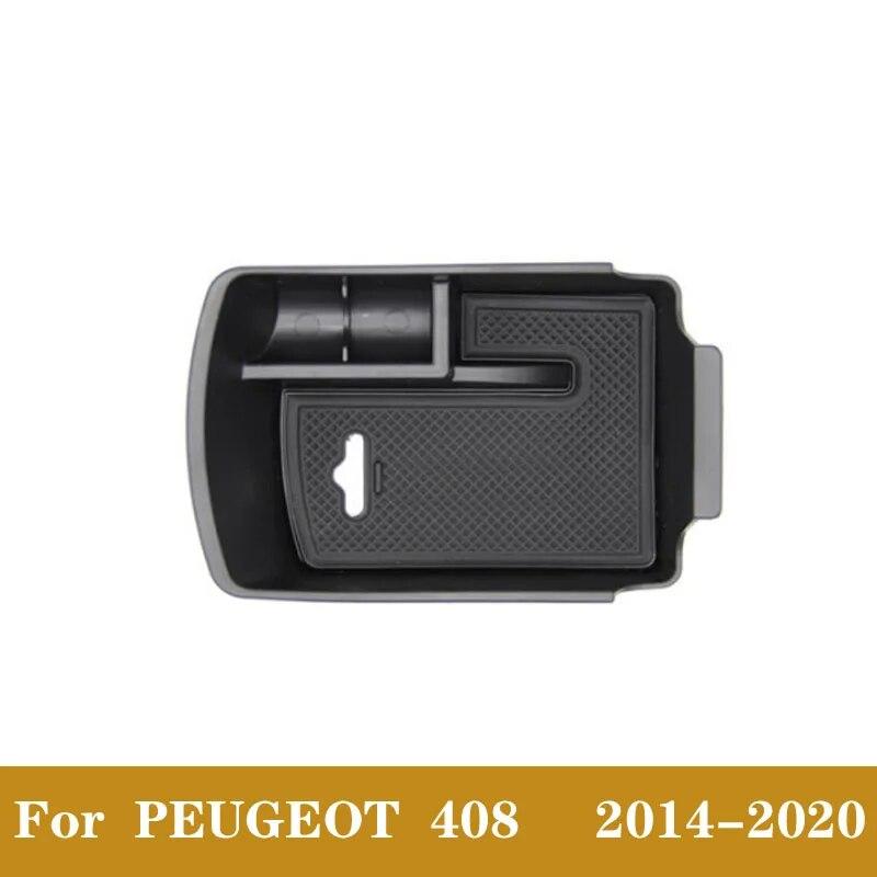 Для Peugeot 2008 3008 GT 4008 5008 308 408 автомобильный черный интерьер консоли подлокотник ящик для хранения перчаток лоток-контейнер-органайзер