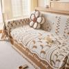 Funda Sofa Home Синель Цветы Диван Коврик Пледы Всесезонный Кемпинг Пикник Одеяло Чехол Чехол для Дивана
