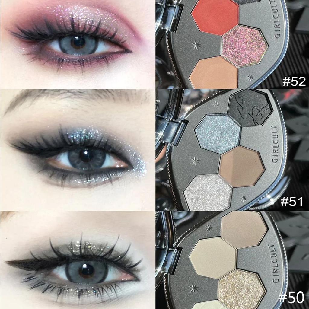 girlcult Палетка теней для век «Галлюцинация» 3,6 г/0,13 унции (4 варианта цвета)