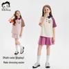Beity Girls' Ice Cotton Polo Short-Sleeve T-Shirt