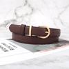 Leather Belt Vintage Women Versatile Decorative Waistband Casual Jeans Strap