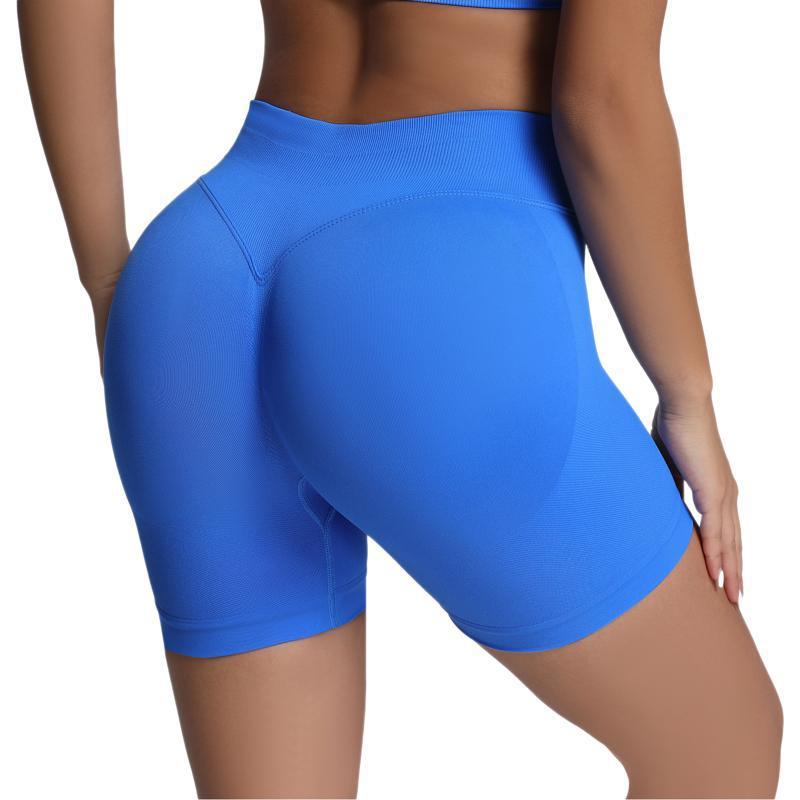 Seamless High Waist Yoga Shorts With Abdominal Compression For Women Fitness And Running