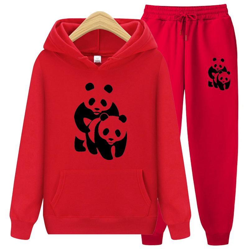 Men's Tracksuit Hooded Sweatshirts and Jogger Pants High Quality Gym Outfits Autumn Winter Casual Sports Hoodie Sets Streetwear