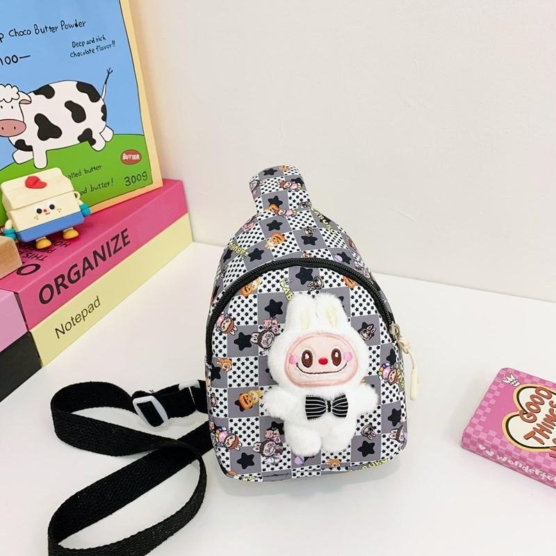 Plush Cozy Cartoon Radish Sling Backpack For Boys And Girls Breathable And Lightweight For Use Daily