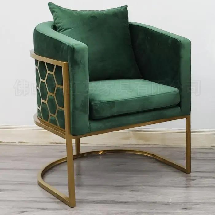 Стулья для гостиной в скандинавском стиле, тканевое легкое роскошное одноместное кресло для отдыха, мебель для гостиной, простое удобное кресло со спинкой