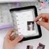 Portable Zipper Photo Album 5-Hole Pvc Photocard Binder Loose-leaf Collect Book Hand Account Diary Girl