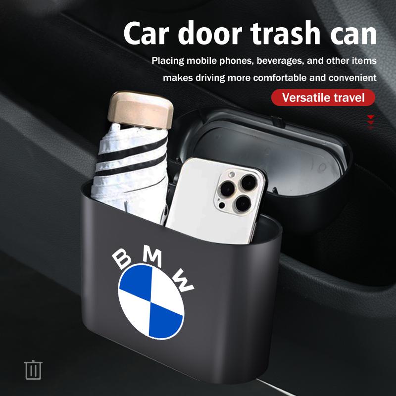 Universal Car Trash Can Storage Multifunctional Garbage Case For BMW M 1 3 4 5 6 7 Series M3 M6 F01 F02E34 E36 E70 F10 X6 X1 WEJKM1