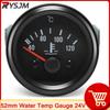 12V 24V 52mm Voltmeter Auto Volts Car Gauge 2" Volt Meters Instrument Voltage  Water Temp Gauge 150 Celsius Oil Temp Gauge Press