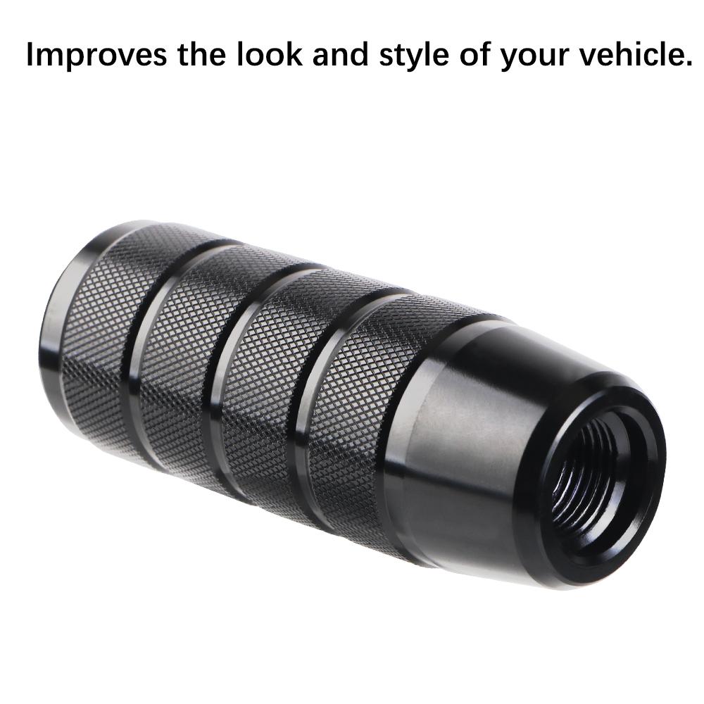 Ручка переключения передач для механической коробки передач 95 мм, универсальная, алюминиевая, с насечкой, ручка рычага переключения передач, новый стиль, нескользящая