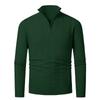 Men S Half Zip Turtleneck Knit Sweater Casual Autumn Winter Pullover