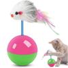 Pet Toys Self-pleasure Feather Cat Teaser Mouse Tumbler Ball Cat Boredom Relief Toys Pet Supplies