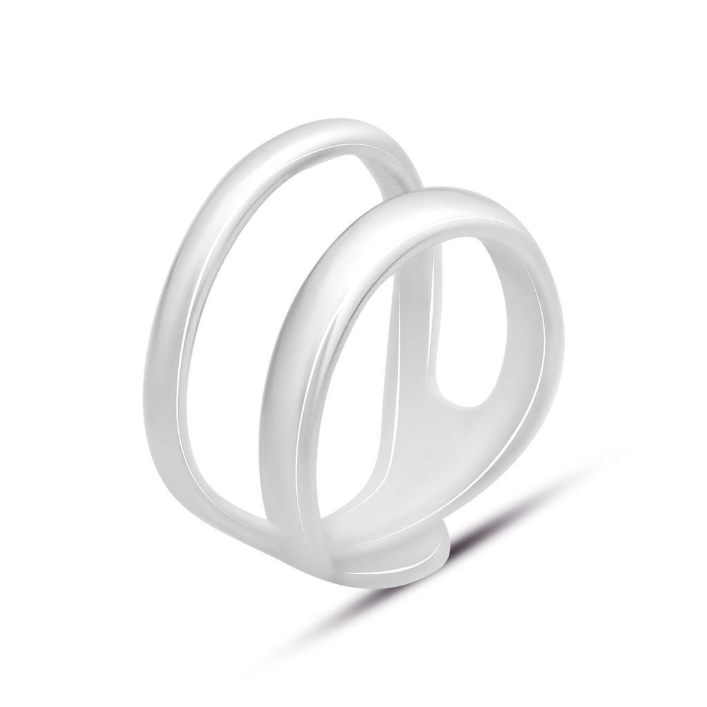 Серебряное кольцо с без камней, вес изделия 5,46 гр (2144939)