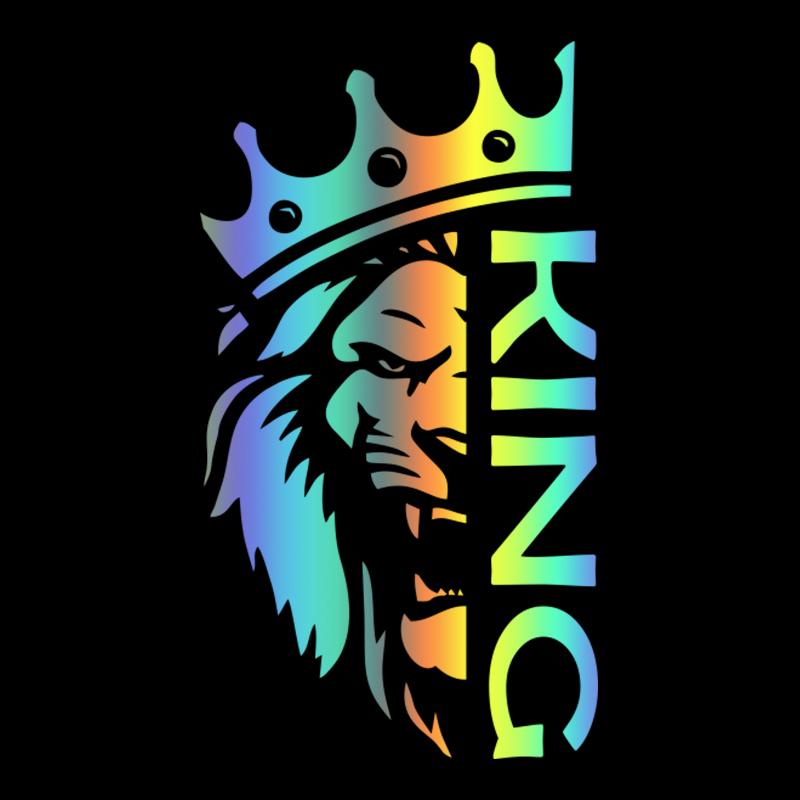 S61078 # Лев с Короной Королем наклейка на автомобиль виниловая наклейка водонепроницаемые декоративные наклейки для автомобиля