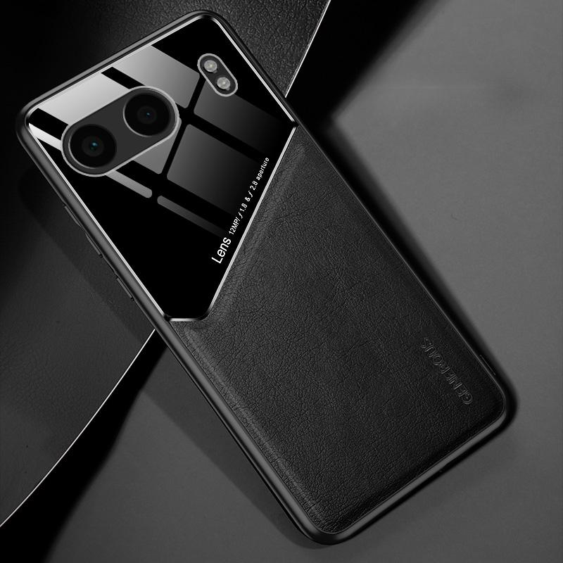 Кожаный чехол с текстурой для OnePlus Nord 4 5G с автомобильным магнитным держателем-присоской Coque Fundas Capa