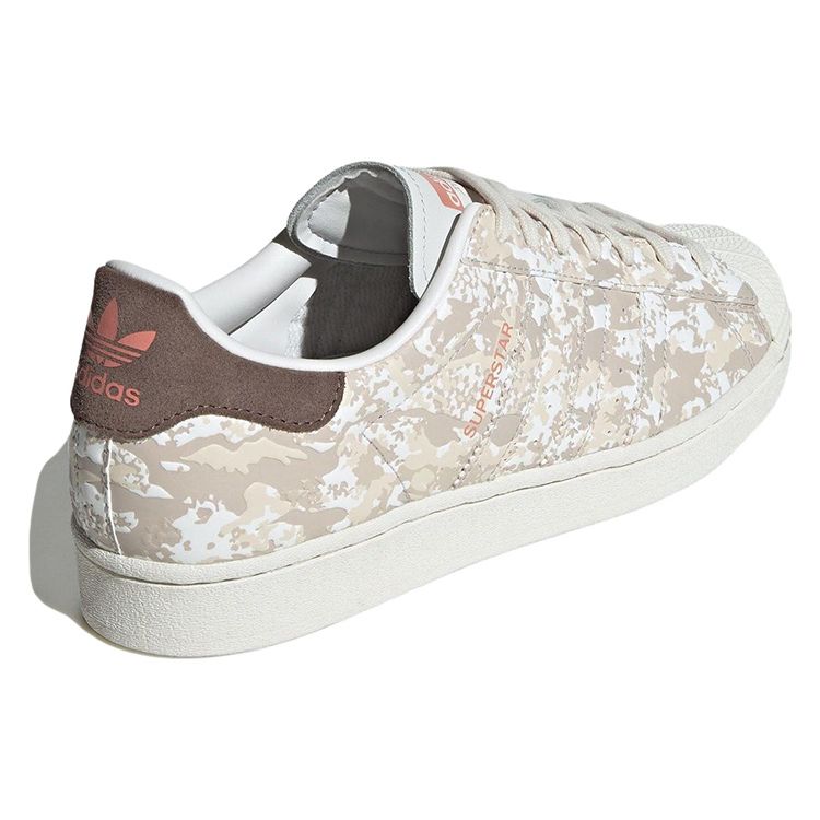 adidas Superstar Camo - Кристально-белые мужские кроссовки кремово-бежевые Earth-Strata IG3082
