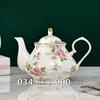 Керамический чайный набор Чайник Английский стиль Черный чайник Домашний Послеобеденный Термостойкий Одиночный горшок Водяной чайник Холодный горшок