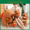 Capybara Toy Plush Cartoon Cute Stuffed Doll Room Decoration Kid Holiday Gift