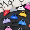 New Soft Pilates Keychain Yoga Core Bed Keychain Silicone Gym Key Chain Motivational Girl Gym Accessories Fitness Gifts