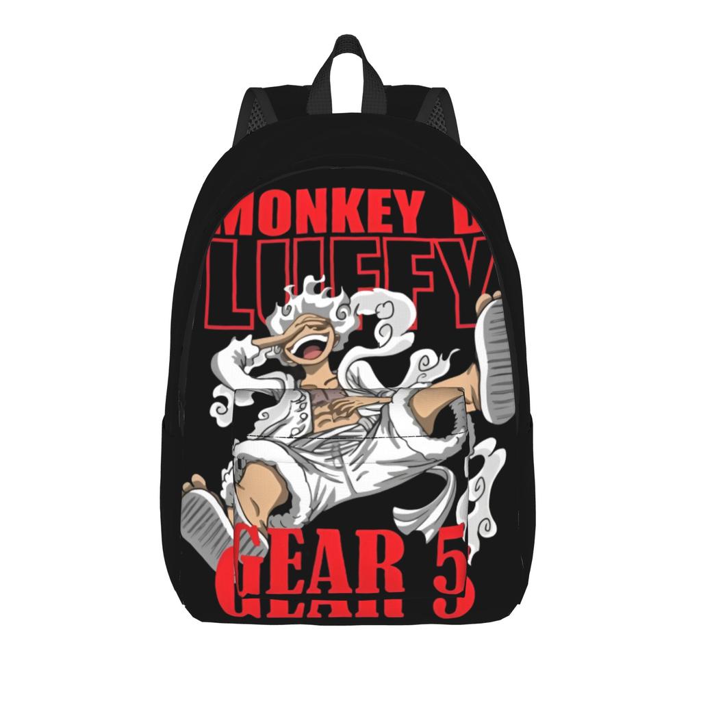Японский Аниме Рюкзак для Мужчин Женщин Школы Работы Daypack One PiecePieces Япония Манга Колледжа Холщовые Сумки с Карманом
