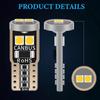 10 шт. T10 W5W 6SMD 3030 Сверхяркий светодиод Canbus Без ошибок Автомобильные внутренние лампы для чтения, купольные лампы, Автомобильная парковочная лампа, Клиновидный