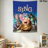 sing Pattern Home Decor Tapestry, Wall Hanging, Decorative RV Wall Cloth.MGT0918187