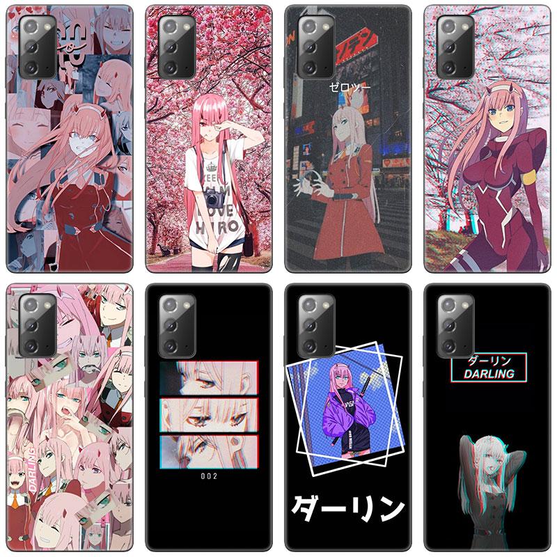 Чехол Zero Two Darling in the FranXX Anime для Samsung Galaxy S20 S21 FE S10 Lite Note 20 10 Lite S8 S9 S10E S10 Plus Ultra Cover