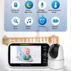 5-Inch Wireless Baby Monitor with Night Vision and Intercom