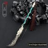 Three Kingdoms 22CM Guan Yu Qinglong Yanyue Sword Model - Full Metal Ornamental Craft