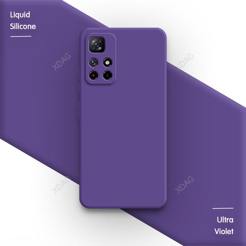 Квадратный чехол из жидкого силикона для Xiaomi Poco M4 Pro M5 M5s 4G 5G Мягкий Роскошный Ударопрочный Защита камеры Оригинальная задняя крышка