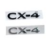 ABS Car Body Fender Side 3D Letter Emblem for Mazda CHR CX4 CX5 CX7 CX30 CX50 CX60 CX90 Rear Trunk Badge Replaced Sticker tbfxu53