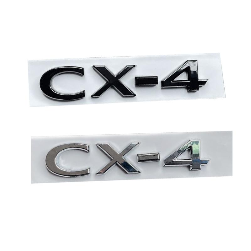 ABS Car Body Fender Side 3D Letter Emblem for Mazda CHR CX4 CX5 CX7 CX30 CX50 CX60 CX90 Rear Trunk Badge Replaced Sticker AA46