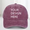 Ретро бейсболка с логотипом на заказ для мужчин и женщин DIY05 Дизайн Буквенная шляпа Кастомизированная кепка Графический принт Оптом