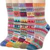 5 Pairs Winter Warm Wool Socks Thick Knit Soft Cozy Socks Boots Socks for Women