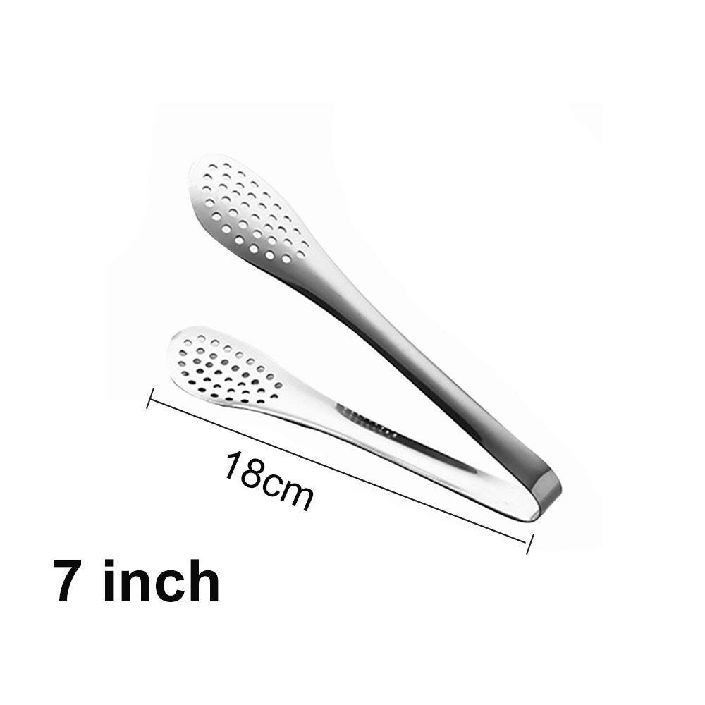 Utensils Barbecue Salad Serving Anti-heat Food Clip Buffet Clamp Stainless Steel BBQ Tongs