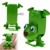 1/8Pcs Wind-up Handstand Walking Frog Toy No Battery Required Clockwork Spring Upside-down Green Frog Model