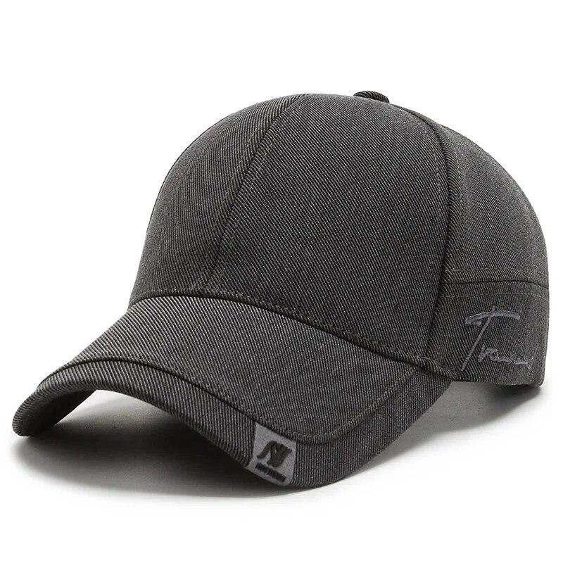 Hat Men's Tide Sunshade Cap Korean Men's Sun Hat Black Ins Tide Simple Casual And Versatile Baseball Cap