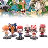 Collectible Anime Character Figures Set Of Six Pvc Toys Cute Ash Misty Models