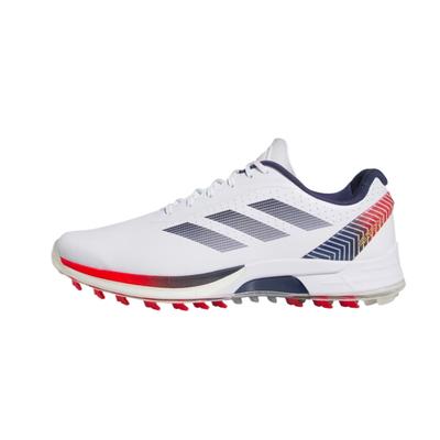 Мужские гольф-ботинки Adizero ZG Белый Красный JS1898