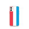 Coque iPhone - Drapeau Luxembourg - iPhone 12 Mini - Souple - Multicolore - Verticale
