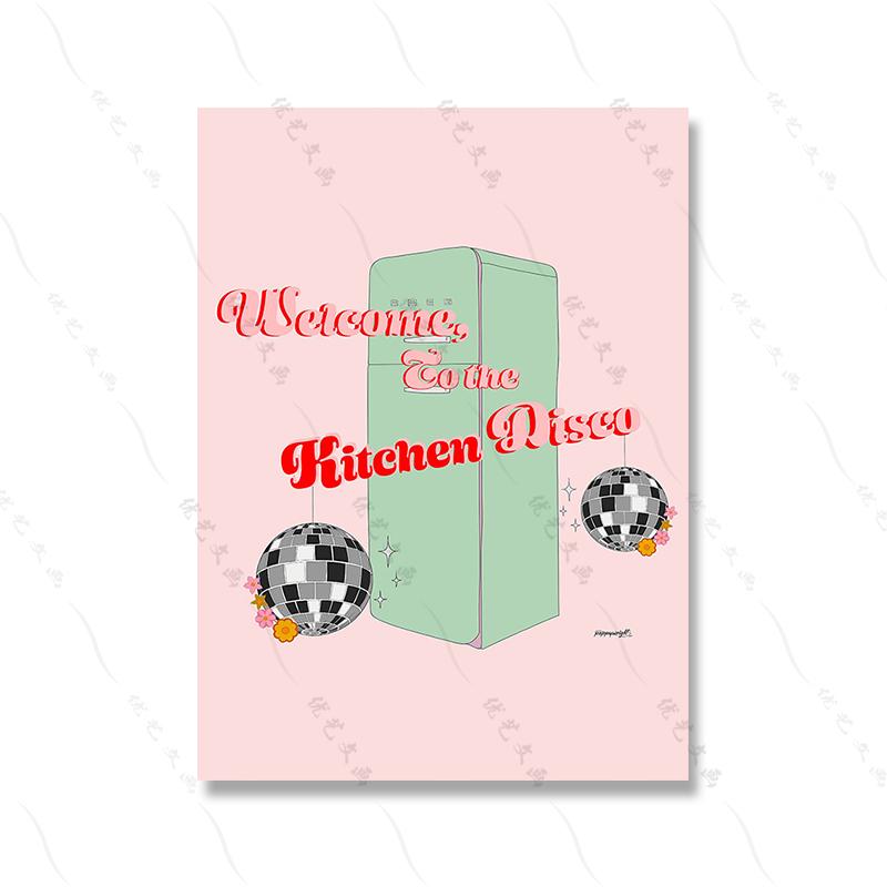 Funky Groovy феминизм принт плакат королева стены книги по искусству мама я богатый человек цитата холст картина кухня дискотека фреска клуб домашний декор