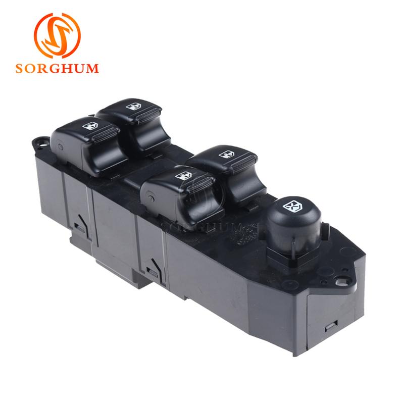Sorghum 96269354 LHD Front Left Window Lifter Control Switch Button For Hyundai Daewoo Nubira 96190771 96190775 Car Accessories
