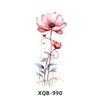 Realistic Half Arm Waterproof Temporary Tattoo Sticker - Black & White Animal Design for Men & Women