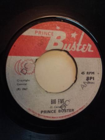 7inch Record PRINCE BUSTER Big Five BP1 Prince Buster 1967 UK Reggae Ska Dub Used