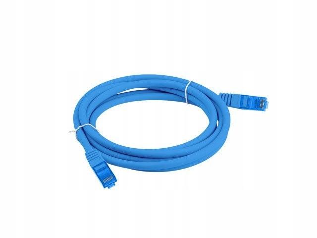 Patchcord Lanberg S/FTP kat.6A 5m LSZH CCA fluke passed niebieski