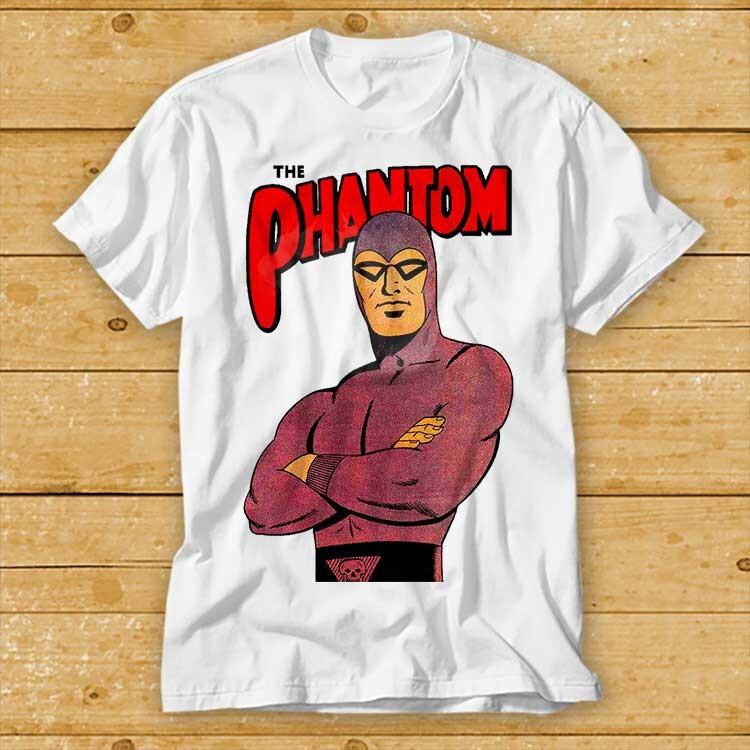 The Phantom T Shirt Comics Fictional Bangalla Retro Music Funny Movie Meme 2280